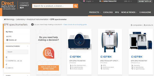 espectroscopía ESR al mejor precio