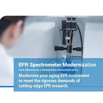 Modernización y actualización del espectrómetro EPR proveedores ...