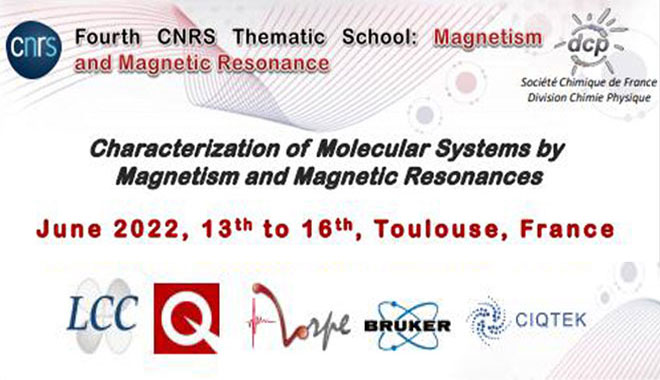 CIQTEK patrocinará la Escuela Temática CNRS 2022 (Magnetismo y Resonancias Magnéticas) en Toulouse, Francia