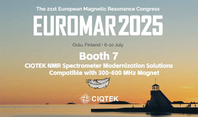 CIQTEK en el XXI Congreso Europeo de Resonancia Magnética EUROMAR 2025, Stand n.° 7