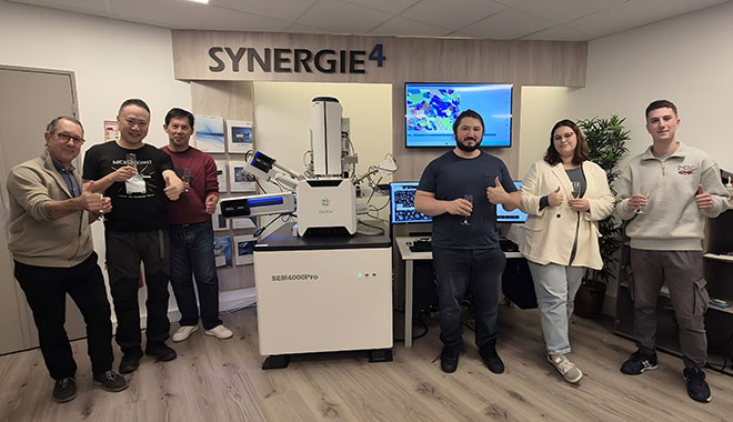CIQTEK FESEM SEM4000Pro instalado en la sala de exposición SYNERGIE4: un nuevo paso en Europa