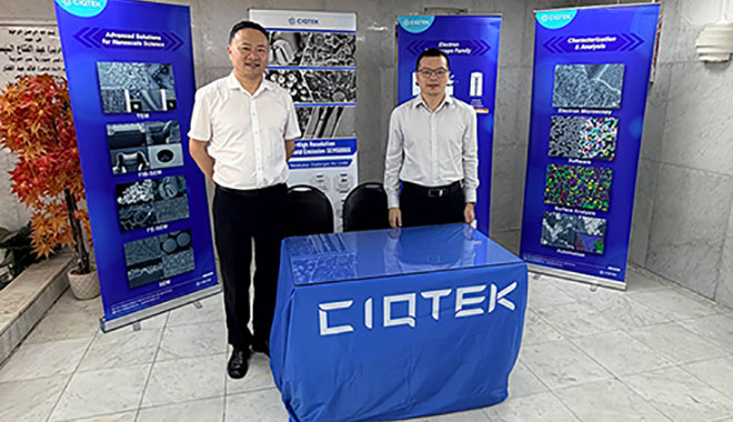 CIQTEK Electron Microscopy avanza su presencia global en ESEM 2025 en Egipto