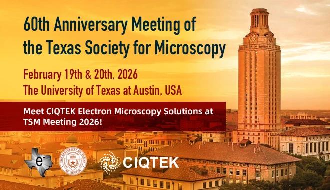 CIQTEK participará en la reunión del 60.º aniversario de la Sociedad de Microscopía de Texas (TSM 2026)