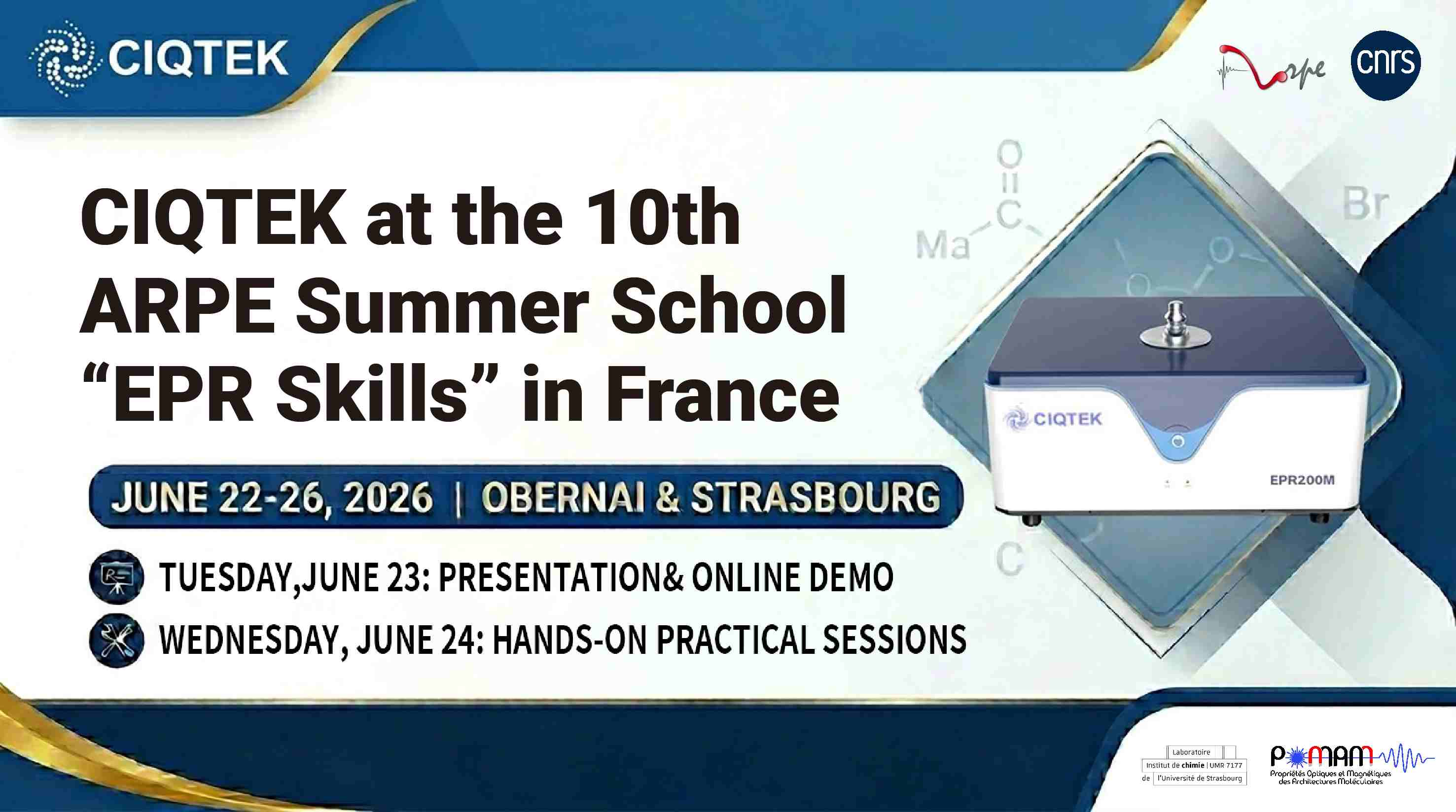 CIQTEK en la 10.ª Escuela de Verano ARPE 